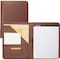 Samsill Contrast Stitch Leather Padfolio, 8-1/2'x11", Tan SAM71716 - alternate 1